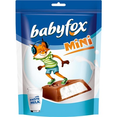 «BabyFox», конфеты mini с молочной начинкой, 120г