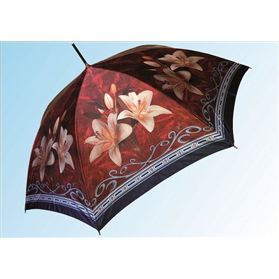 Зонт ТС003 бордовая лилия