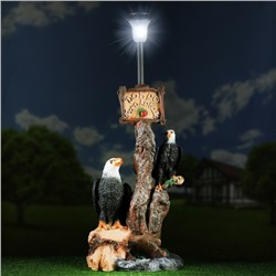 Садовый фонарь "Дерево с фонарем: два Орла" 72х40 см