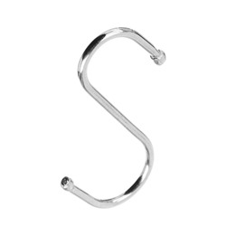 Крючок s-образный,металл КРАТНО 100 цена за 1шт. (440-017)