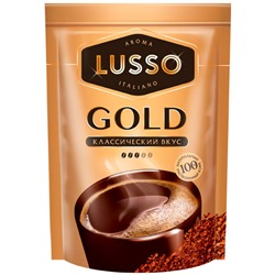 «LUSSO», кофе Gold, растворимый, 150г