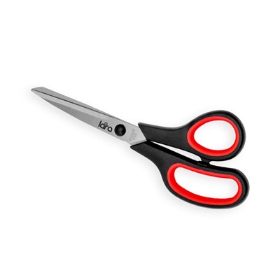 Ножницы LARA 21.5см, прорезиненные ручки, сверхострая заточка (LR05-90 Blister)