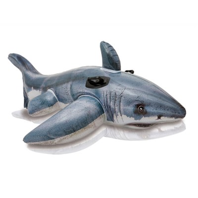 Игрушка для плавания плотик 173х107см Белая акула от 3лет INTEX 57525NP