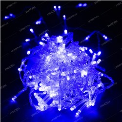 Гирлянда сетка LED (160л) LW1 Синий проз.провод 1,5х1,5м