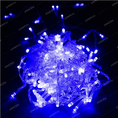 Гирлянда сетка LED (200л) LW2 Синий проз.провод 1,8х2м