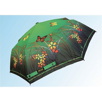 Зонт 8307 зеленая бабочка