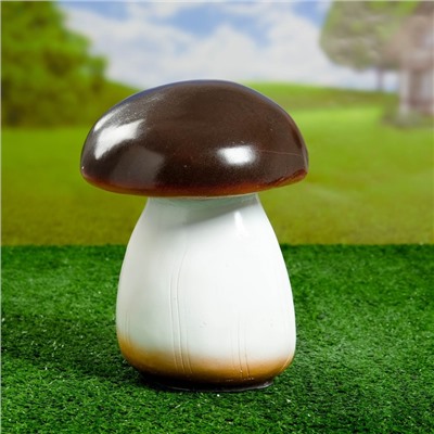 Садовая фигура "Белый гриб" средний  14х14х24см