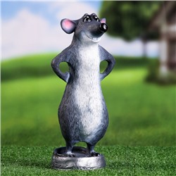 Садовая фигура "Крысёнок" 12х23х10см