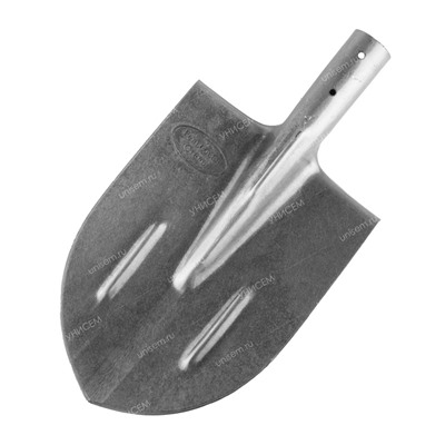Лопата штыковая остроконечная с ребром жестк.из рельсовой стали (12) (КХ-9224)