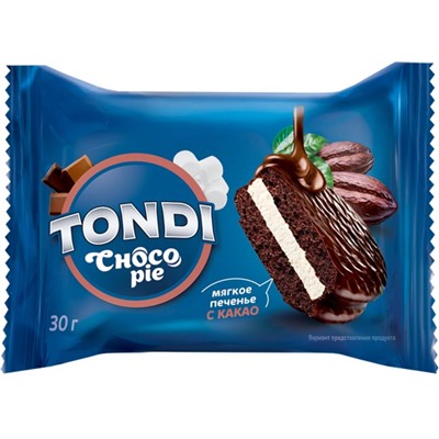 «Tondi», choco Pie с какао (коробка 2,13кг)