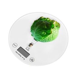 Весы кухонные электронные до 5кг,пластик,стекло (IR-7245)