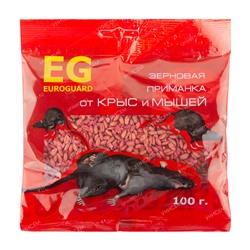 Зерно EUROGUARD от крыс и мышей 100гр  пр-во Италия (03-575)