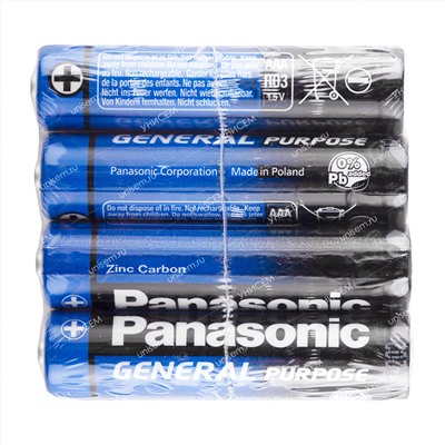 Батарейка Panasonic R03  спайка  цена за 1шт. (Б-5687/Б-0437/Б-0420)
