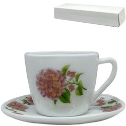 Набор чайный стеклокерамика 12пр 250мл Амелия  (7001_036888)