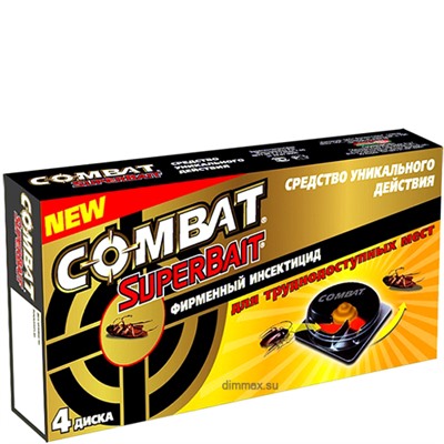 Ловушка COMBAT Super Bait инсектицид от тараканов 4шт