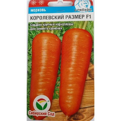 Морковь Королевский размер