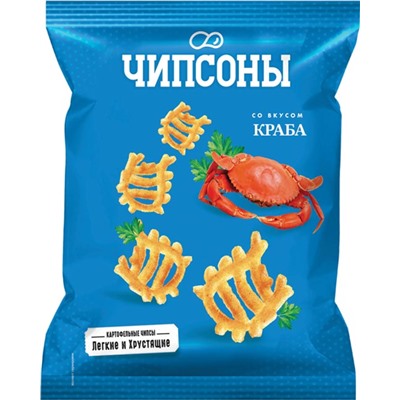 «Чипсоны», чипсы со вкусом краба, 40г