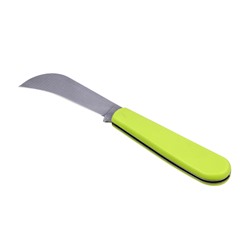 Нож садовый складной 16см пластик, сталь