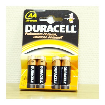 Батарейка Duracell LR6 блистер цена за 1шт.