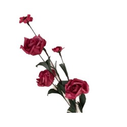 Ветка латекс роза(1010237)