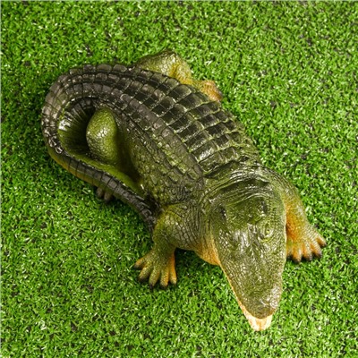 Садовая фигура "Крокодил маленький" 16х29см