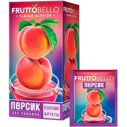 «Fruttobello», чайный напиток «Персик», 25 пакетиков, 37,5г