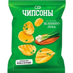 «Чипсоны», чипсы со вкусом зелёного лука, 40г