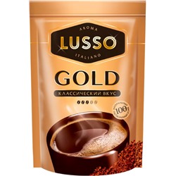 «LUSSO», кофе Gold, растворимый, 75г