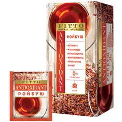 «Fitto», чай травяной Antioxidant Ройбуш, 25 пакетиков, 37,5г