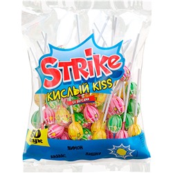 «Strike», карамель на палочке «Кислый kiss», 565г