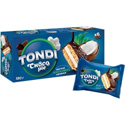 «Tondi», choco Pie кокосовый, 180г