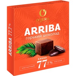 «O'Zera», шоколад Arriba, содержание какао 77,7%, 90г