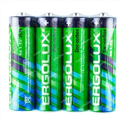 Батарейка Ergolux R06  цена за 1шт (Б-6602/Б-6609)