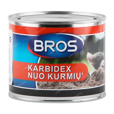 Карбидекс BROS от кротов и землероек банка 500г