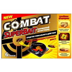 Ловушка COMBAT Super Bait инсектицид от тараканов 6шт