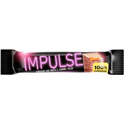 Вафли «Impulse» с мягкой карамелью в глазури, 16г