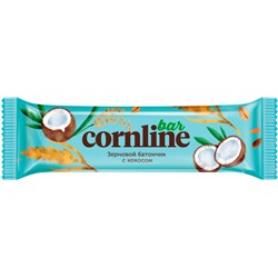 «Cornline», зерновой батончик с кокосом, 30г